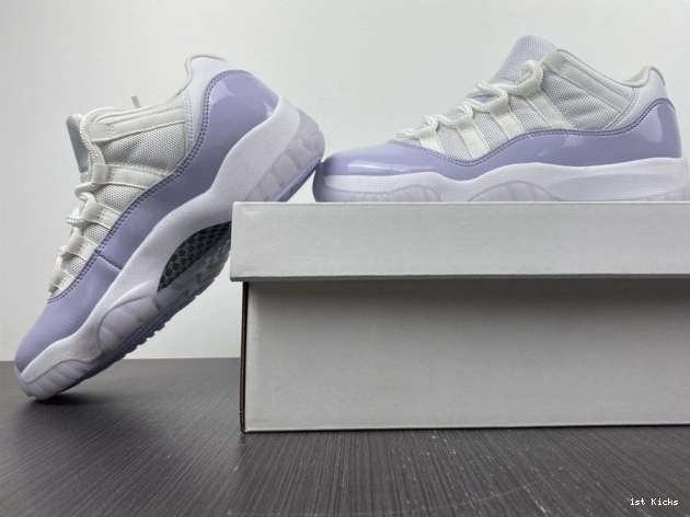 1st Kicks Shoes Violet Pure Jordan Low WMNS AH7860-101 Air 11 0630